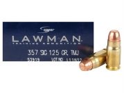 LAWMAN #53919 .357 SIG 125 GR TMJ - 50 RNDS